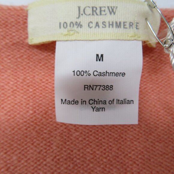 J Crew Womens Cashmere Sweater Pullover Top Pink M - Picture 3 of 4